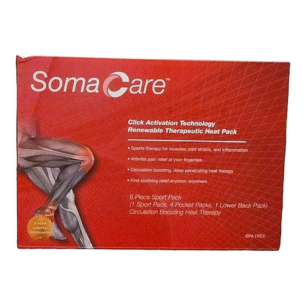 CLEARANCE Soma Care 6 Piece Renewable Therapeutic Heat Pack